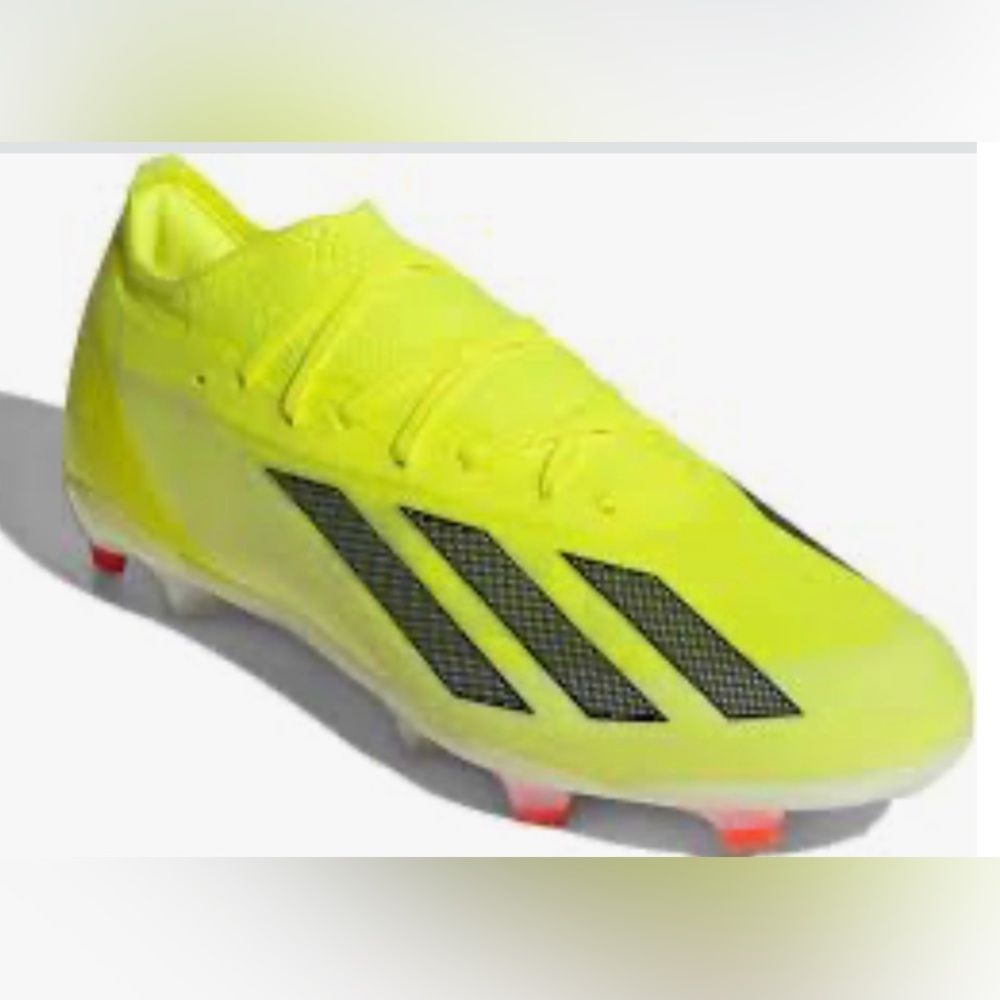 Adidas X Crazyfast Pro Firm Ground soccer cleats yellow size 8